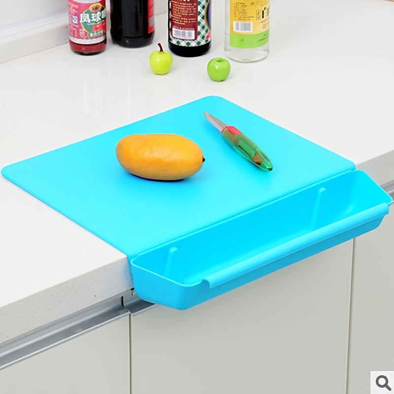 2-in-1 Chopping Board with Detachable Storage Box | Space-Saving Design for Effortless Meal Prep