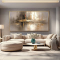 Abstract Canvas Wall Art with Unique Hand-Painted Design | Lightweight Decor for Artistic Ambiance