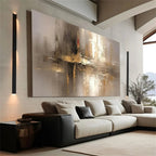 Abstract Canvas Wall Art with Unique Hand-Painted Design | Lightweight Decor for Artistic Ambiance