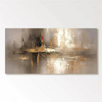 Abstract Canvas Wall Art with Unique Hand-Painted Design | Lightweight Decor for Artistic Ambiance