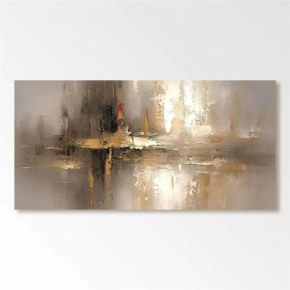Abstract Canvas Wall Art with Unique Hand-Painted Design | Lightweight Decor for Artistic Ambiance