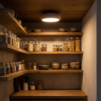 AlbaStone | Flush Mount Ceiling Light with Softly Rounded Design | Warm Glow for Inviting Spaces