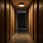 AlbaStone | Flush Mount Ceiling Light with Softly Rounded Design | Warm Glow for Inviting Spaces