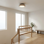 AlbaStone | Flush Mount Ceiling Light with Softly Rounded Design | Warm Glow for Inviting Spaces