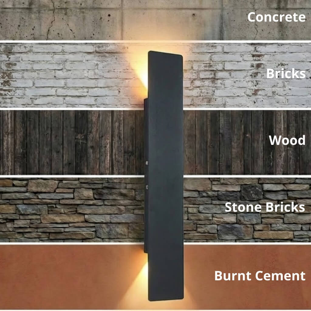All-Weather | Outdoor Wall Lantern with LED Illumination | Modern Design for Reliable Outdoor Lighting