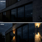 All-Weather | Outdoor Wall Lantern with LED Illumination | Modern Design for Reliable Outdoor Lighting