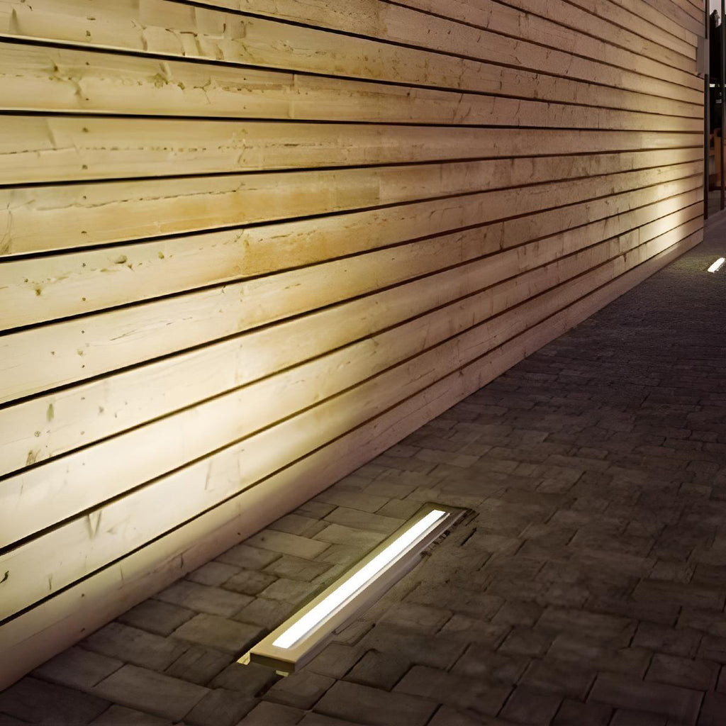 Architectural Glow | Waterproof In-Ground LED Strip Light for Outdoor Lighting | Sleek Recessed Design for Pathways and Patios