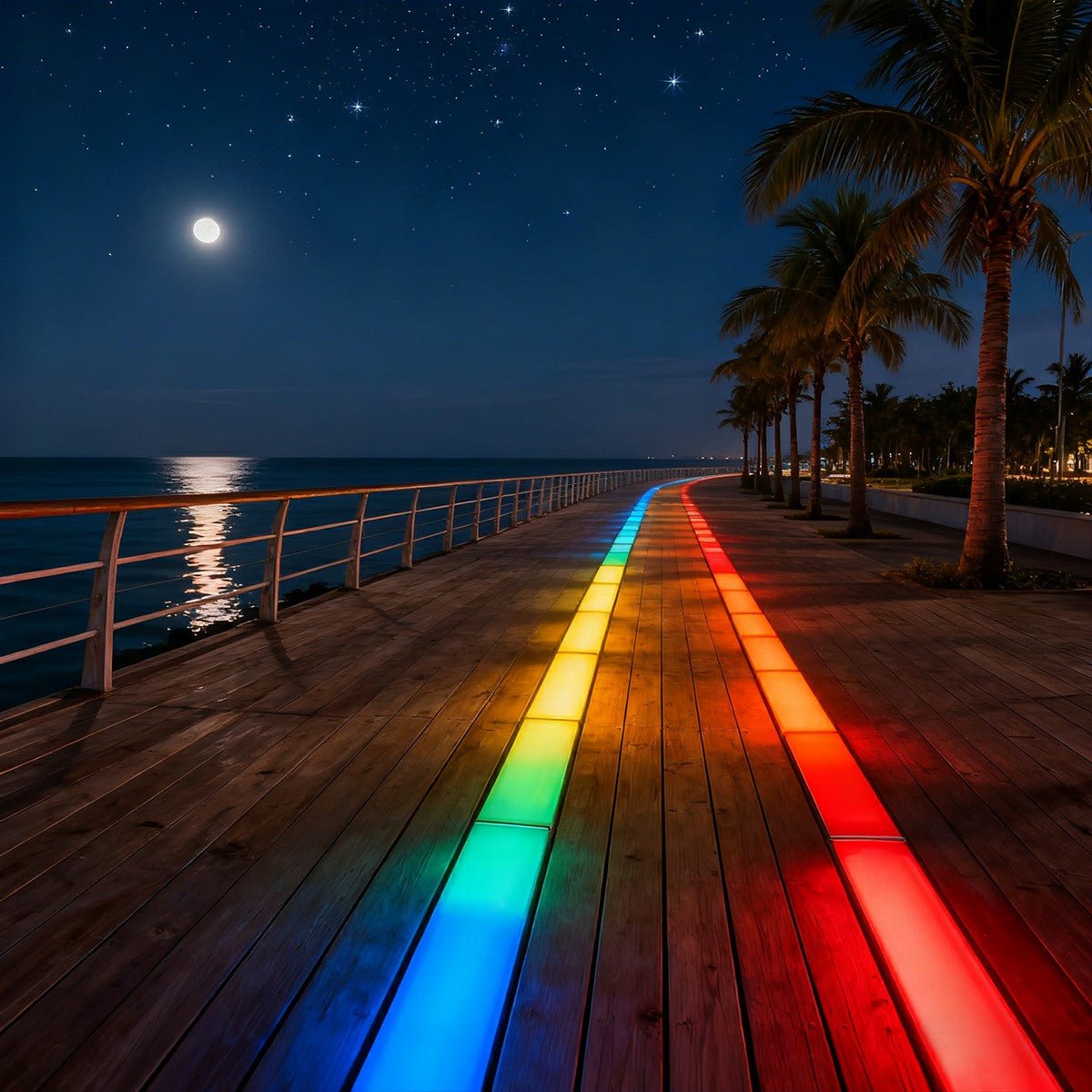 Architectural Glow | Waterproof In-Ground LED Strip Light for Outdoor Lighting | Sleek Recessed Design for Pathways and Patios