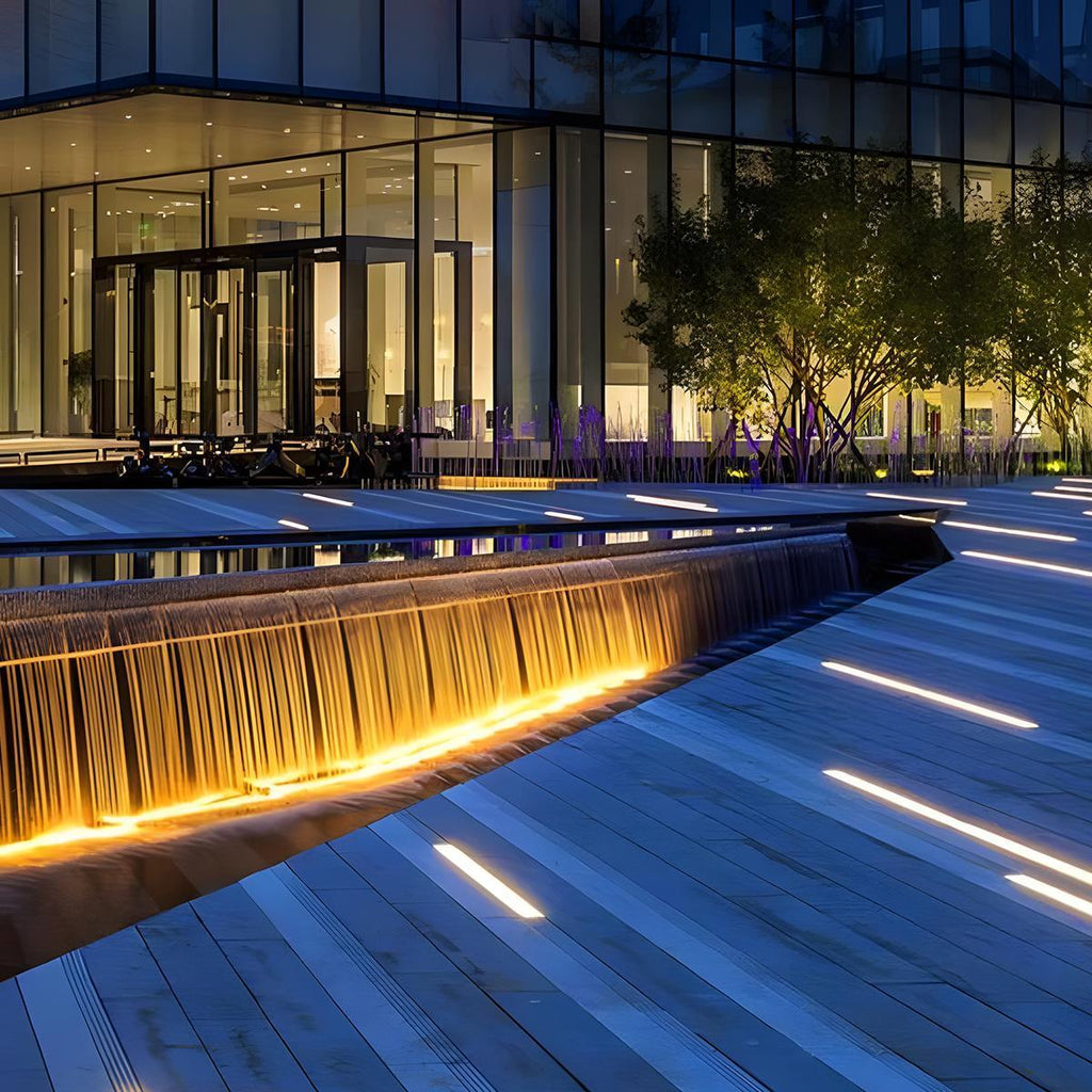 Architectural Glow | Waterproof In-Ground LED Strip Light for Outdoor Lighting | Sleek Recessed Design for Pathways and Patios