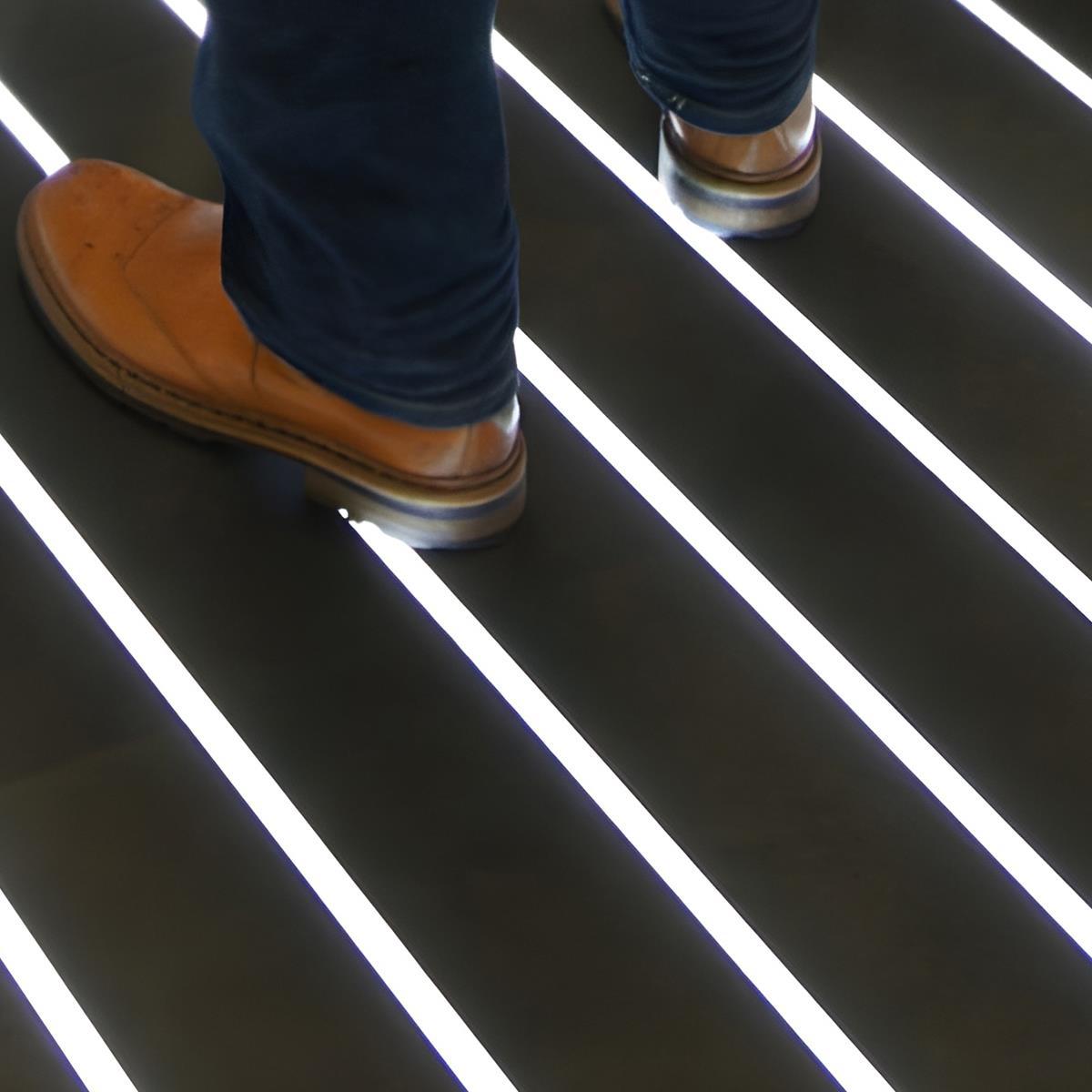 Architectural Glow | Waterproof In-Ground LED Strip Light for Outdoor Lighting | Sleek Recessed Design for Pathways and Patios