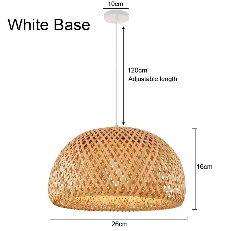 Artisan Collection | Rattan Pendant Light with Handwoven Design | Eco-Friendly Lighting for a Warm Ambiance
