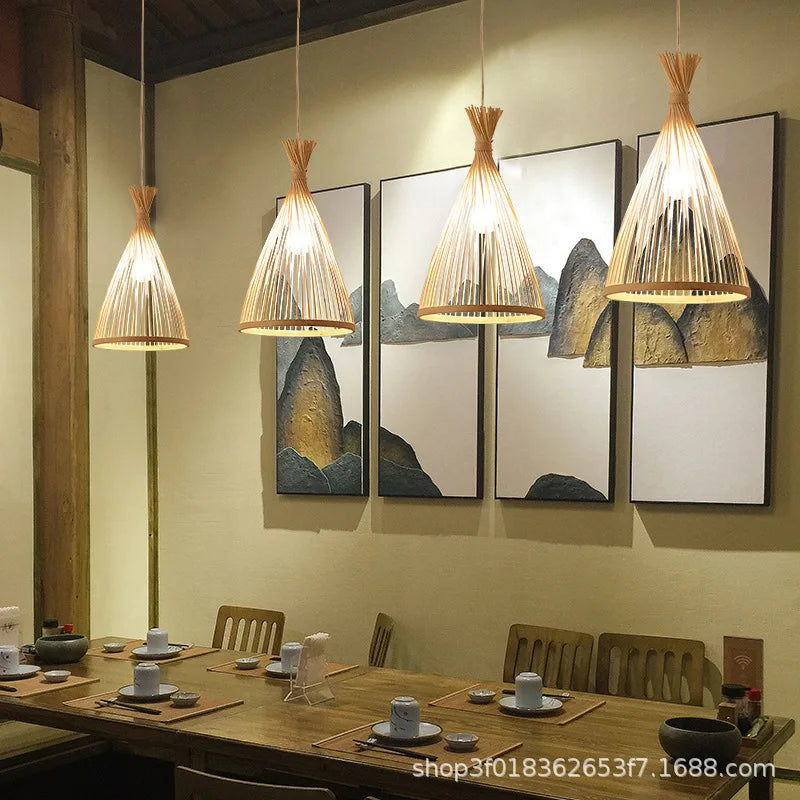 Artisan Collection | Rattan Pendant Light with Handwoven Design | Eco-Friendly Lighting for a Warm Ambiance
