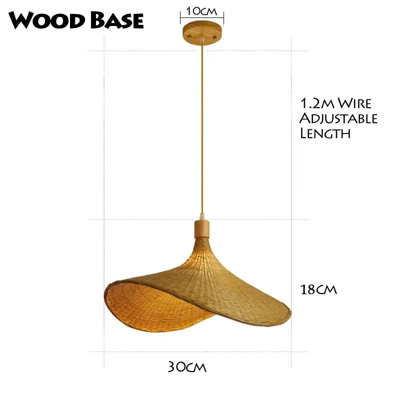 Artisan Collection | Rattan Pendant Light with Handwoven Design | Eco-Friendly Lighting for a Warm Ambiance