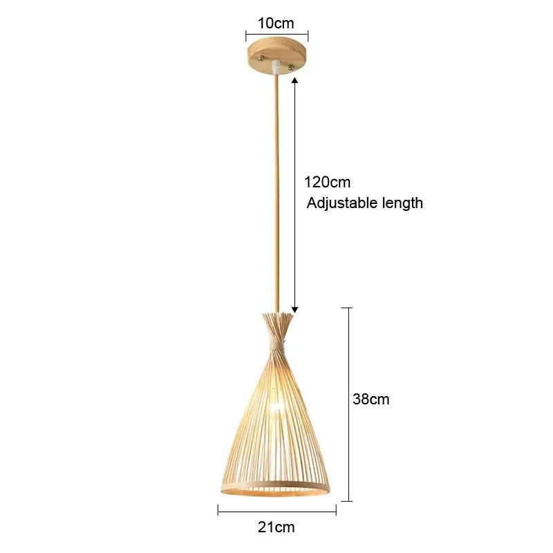 Artisan Collection | Rattan Pendant Light with Handwoven Design | Eco-Friendly Lighting for a Warm Ambiance