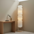 Artisan | Modern Floor Lamp with Handmade Washi Paper Shade | Adjustable Height for Cozy Living Room Ambiance