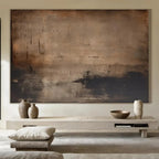 Artistic Ambiance | Wabi Sabi Canvas Prints with Hand-Painted Design | Unique Wall Art for Sophisticated Spaces
