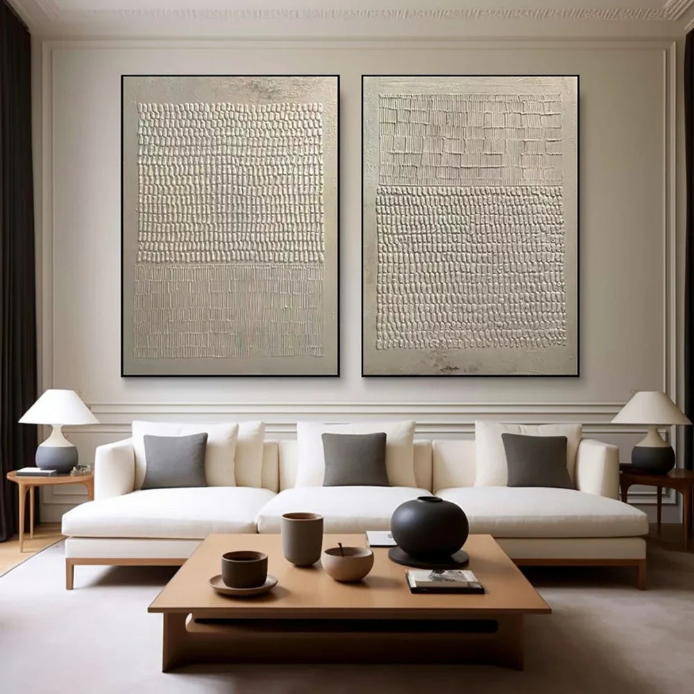 Artistic Canvas Prints Set | Hand-Painted Abstract Wall Art for Modern Decor