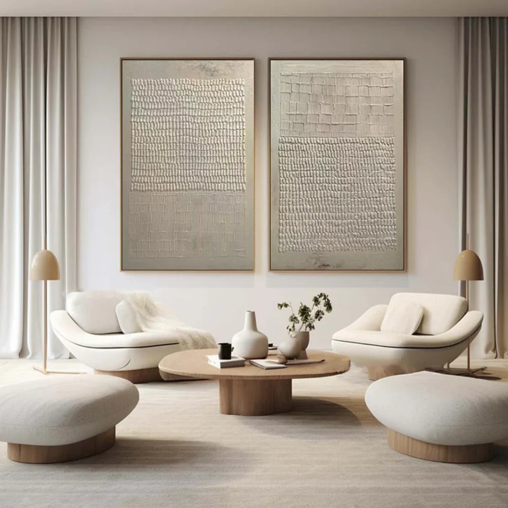 Artistic Canvas Prints Set | Hand-Painted Abstract Wall Art for Modern Decor