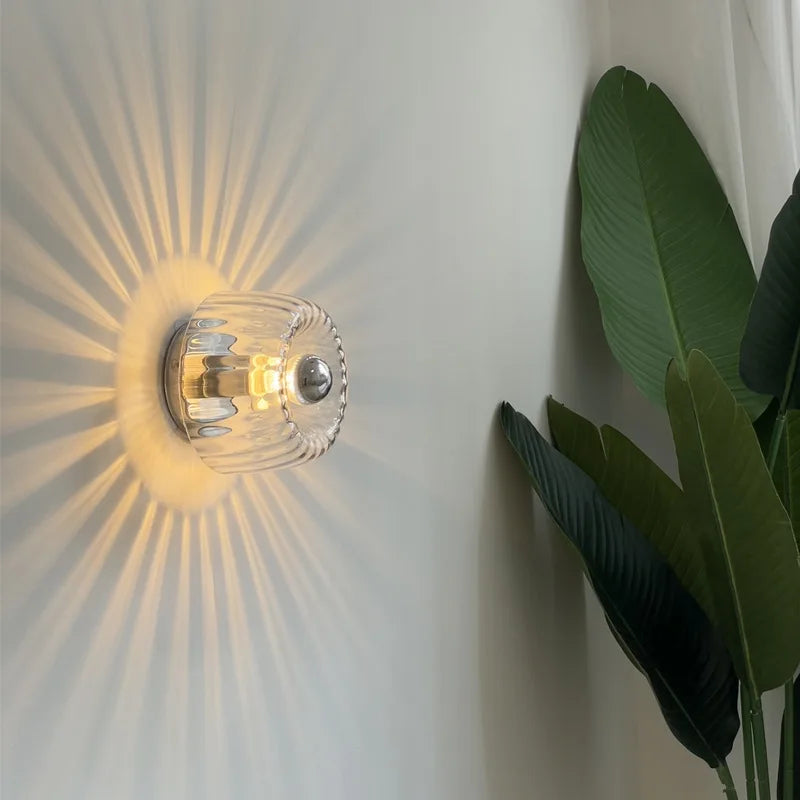 Bauhaus Collection | Wall Sconce Lighting with Elegant Glass Shade | Modern Design for Stylish Interiors