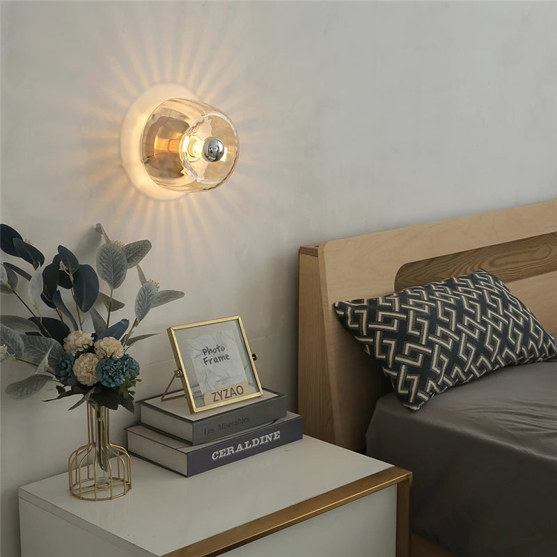 Bauhaus Collection | Wall Sconce Lighting with Elegant Glass Shade | Modern Design for Stylish Interiors