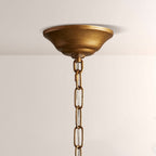 Ceramic Leaf Chandelier Light with Adjustable Height | Elegant Design for Dining Room Illumination