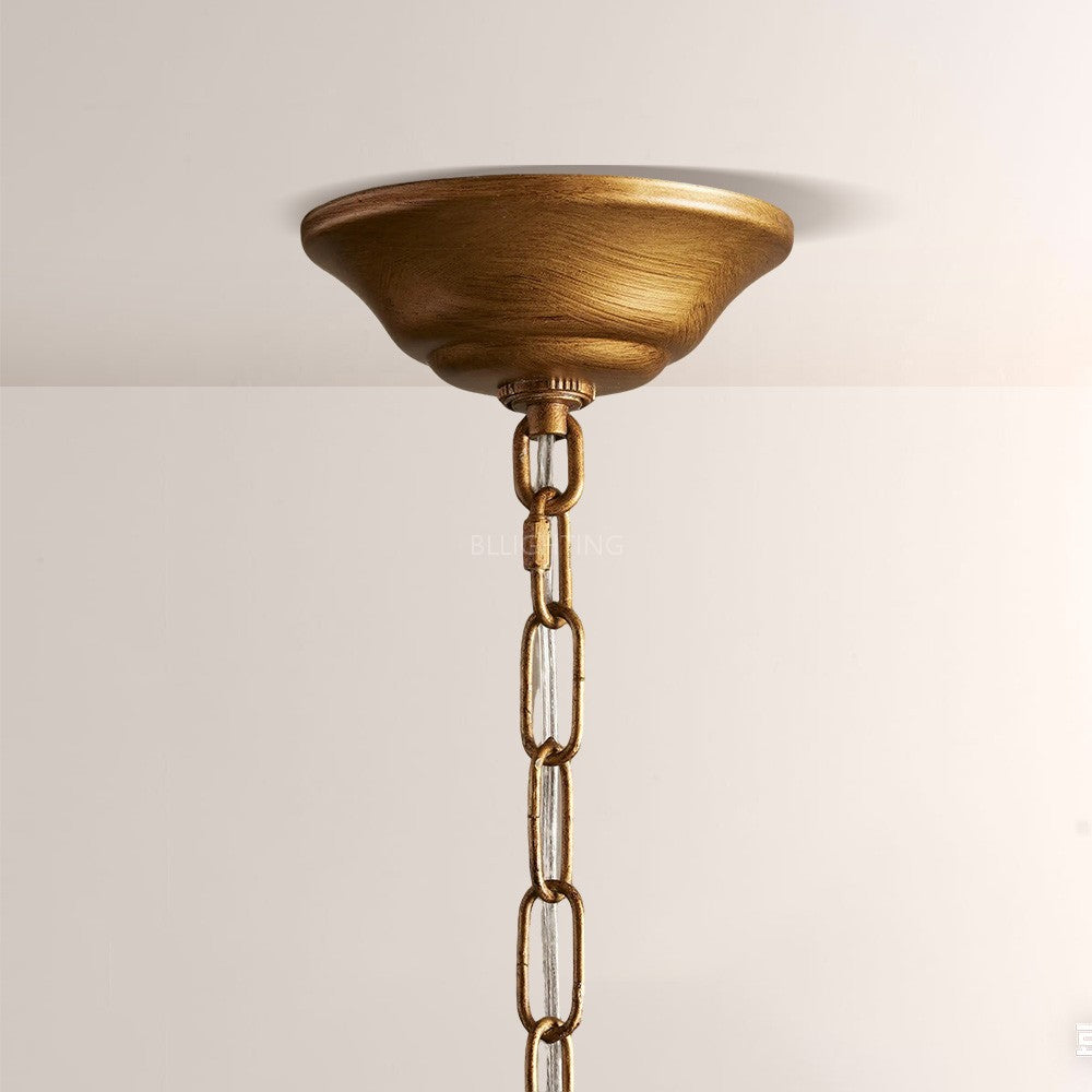 Ceramic Leaf Chandelier Light with Adjustable Height | Elegant Design for Dining Room Illumination