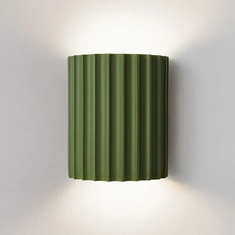 Chic Modern Ruffled Shade Wall Sconce Light Fixture with Unique Design for Stylish Indoor Ambience
