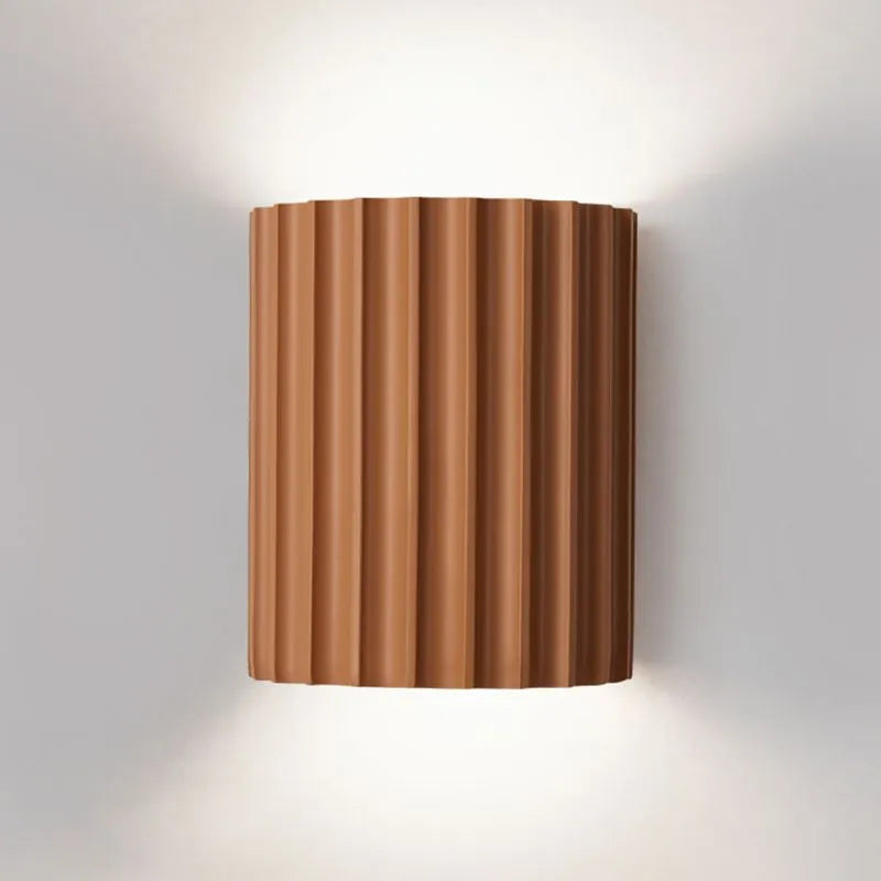 Chic Modern Ruffled Shade Wall Sconce Light Fixture with Unique Design for Stylish Indoor Ambience