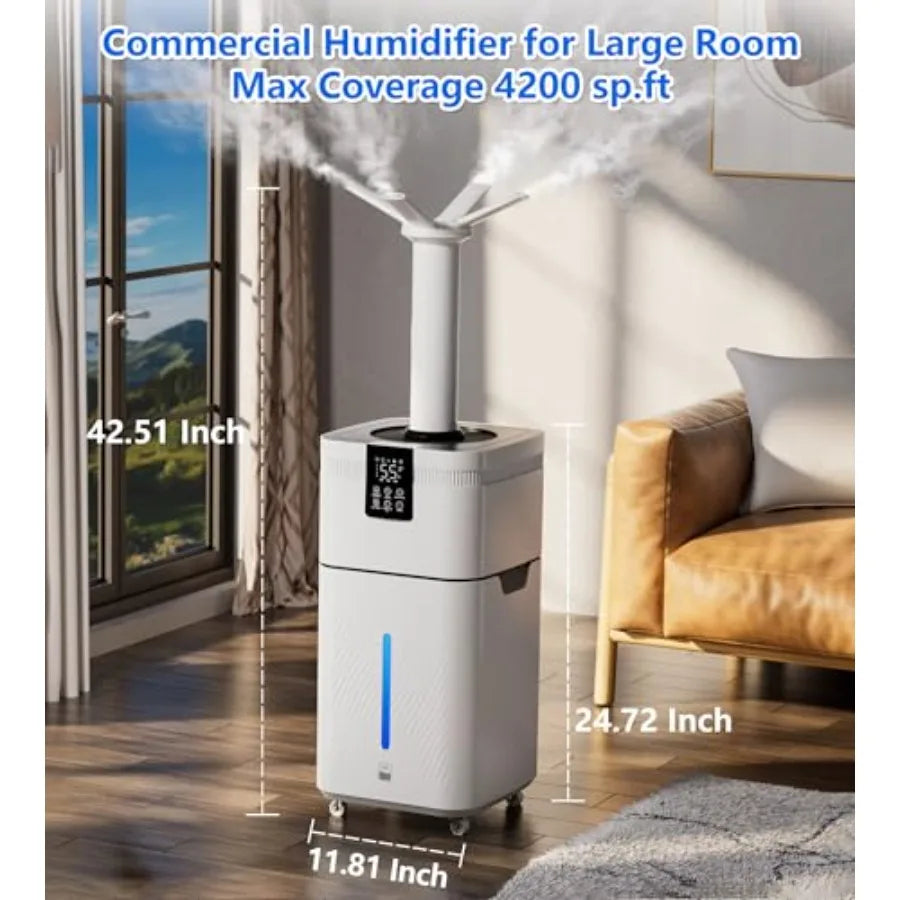 Commercial Series | Cool Mist Humidifier with 30L Capacity | Quiet Operation for Large Room Comfort