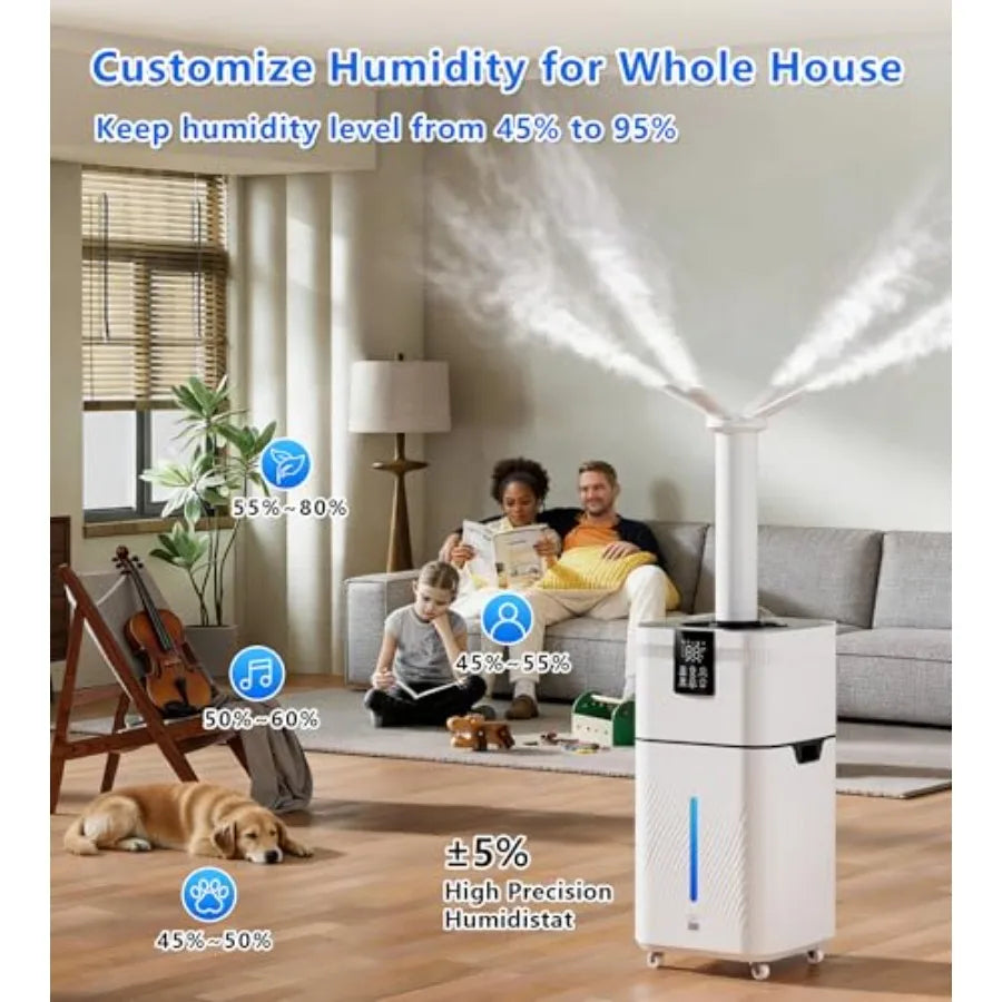 Commercial Series | Cool Mist Humidifier with 30L Capacity | Quiet Operation for Large Room Comfort