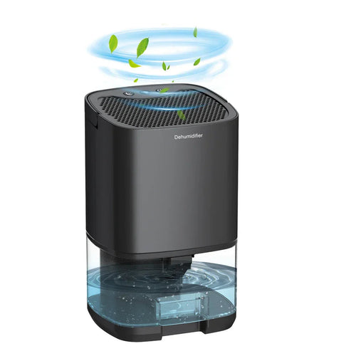 Compact Dehumidifier | 1000ml Portable Design with Air Filter & Night Light | Ideal for Fresh, Dry Air in Any Space