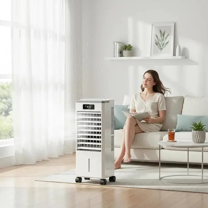 Compact Portable Air Conditioner | Efficient Cooling with Remote Control | Space-Saving Design for Home and Office Use