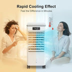Compact Portable Air Conditioner | Efficient Cooling with Remote Control | Space-Saving Design for Home and Office Use