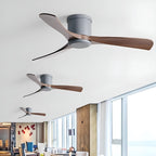Contemporary Ceiling Fan | 3-Blade Design with 6-Speed DC Motor | Versatile Airflow for Year-Round Comfort