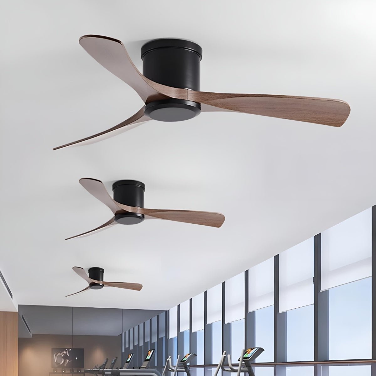 Contemporary Ceiling Fan | 3-Blade Design with 6-Speed DC Motor | Versatile Airflow for Year-Round Comfort
