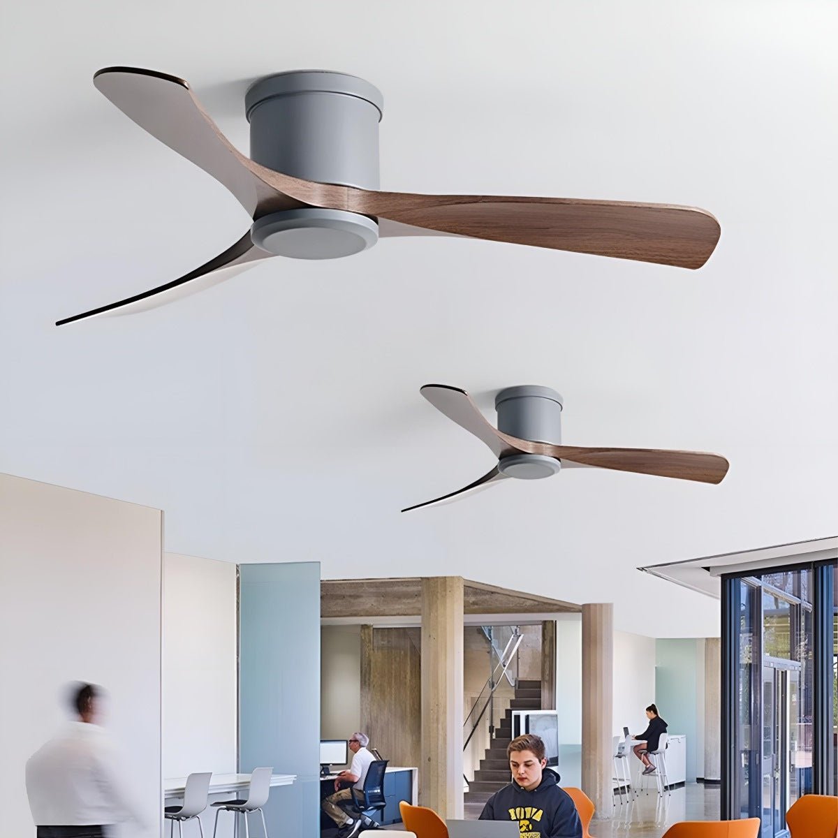 Contemporary Ceiling Fan | 3-Blade Design with 6-Speed DC Motor | Versatile Airflow for Year-Round Comfort