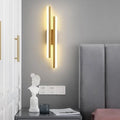 Contemporary Wall Sconce Lighting | Copper Pipe Design with Acrylic Shade for Elegant Ambient Illumination