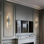 Contemporary Wall Sconce Lighting | Copper Pipe Design with Acrylic Shade for Elegant Ambient Illumination
