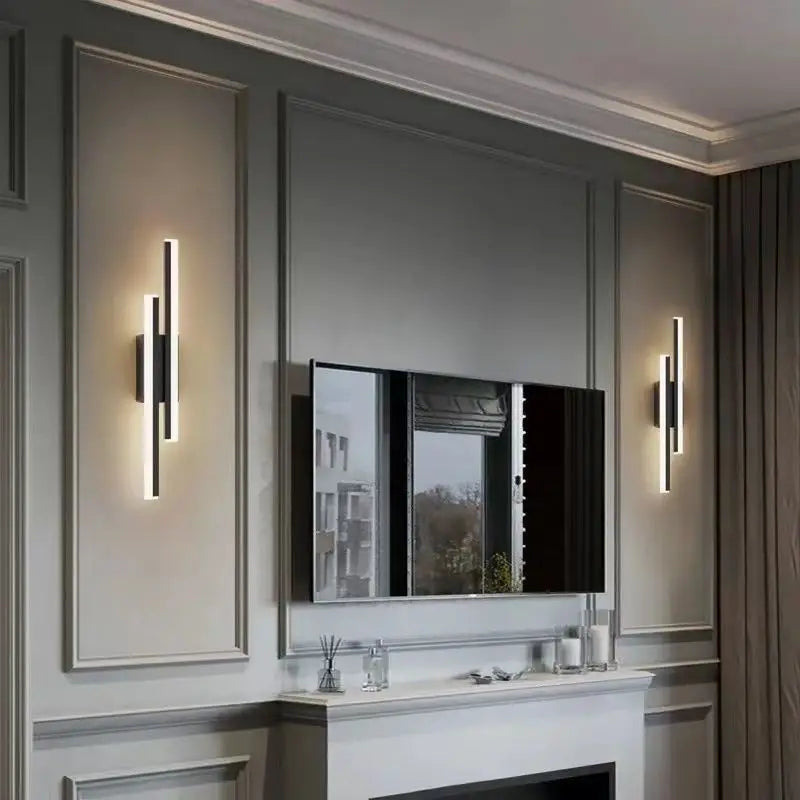Contemporary Wall Sconce Lighting | Copper Pipe Design with Acrylic Shade for Elegant Ambient Illumination
