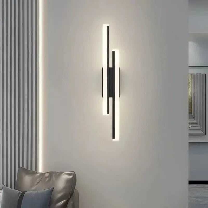 Contemporary Wall Sconce Lighting | Copper Pipe Design with Acrylic Shade for Elegant Ambient Illumination