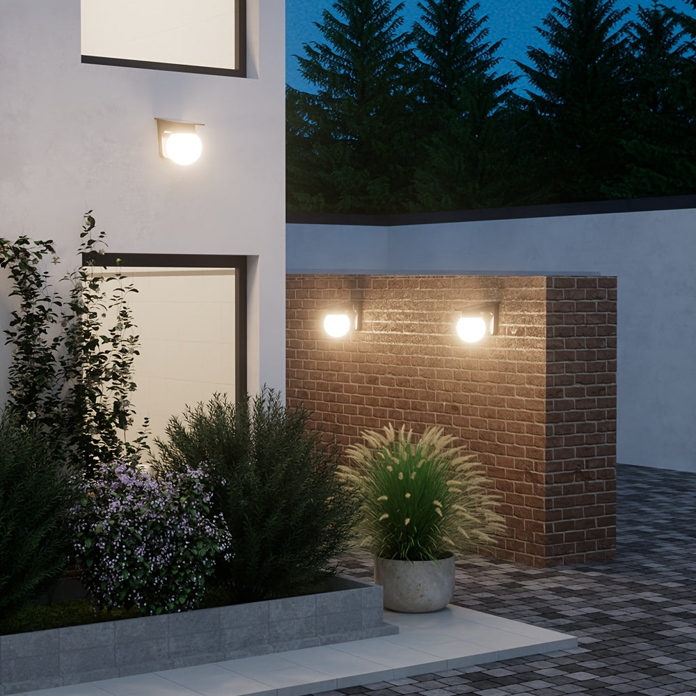 EcoGlow | Solar Outdoor Wall Light with Smart Dimming & Weather-Resistant Design | Ideal for Gardens and Patios