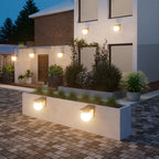 EcoGlow | Solar Outdoor Wall Light with Smart Dimming & Weather-Resistant Design | Ideal for Gardens and Patios