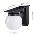 EcoGlow | Solar Outdoor Wall Light with Smart Dimming & Weather-Resistant Design | Ideal for Gardens and Patios