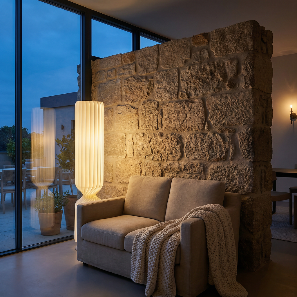 EiraDesign | Modern Floor Lamp with Elegant Design & Soft Light Diffusion | Stylish Lighting for Living Rooms
