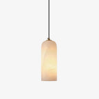 Elegant Alabaster Globe Pendant Light with Brass Finish for Warm Kitchen Illumination