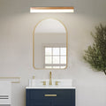 Elegant Bathroom Vanity Light Bar with Soft LED Illumination | Natural Wood Finish for Cozy Ambiance