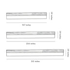 Elegant Bathroom Vanity Light Bar with Soft LED Illumination | Natural Wood Finish for Cozy Ambiance