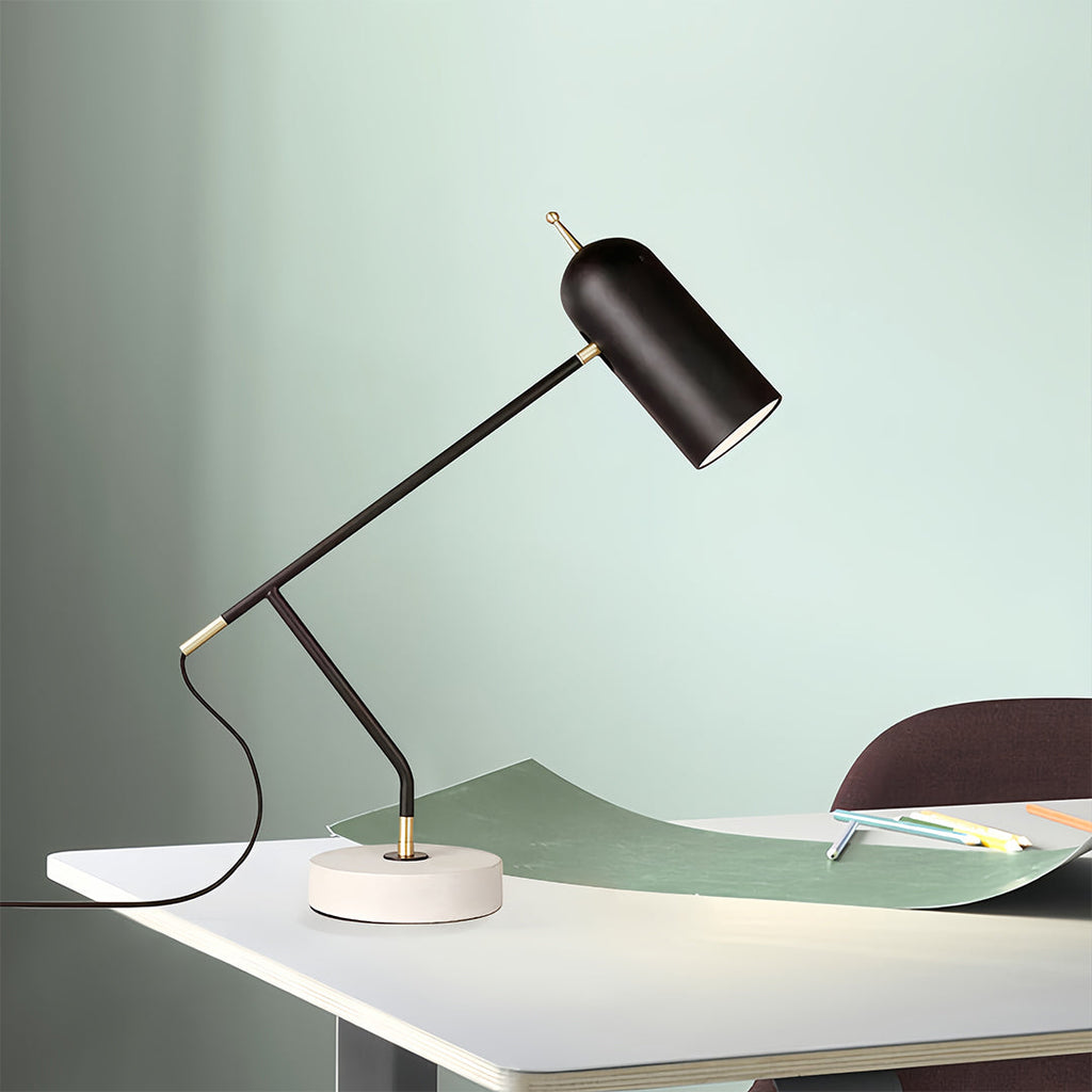 Elegant Black Desk Lamp | Modern Minimalist Design with Dimmable LED | Stylish Lighting for Home and Office