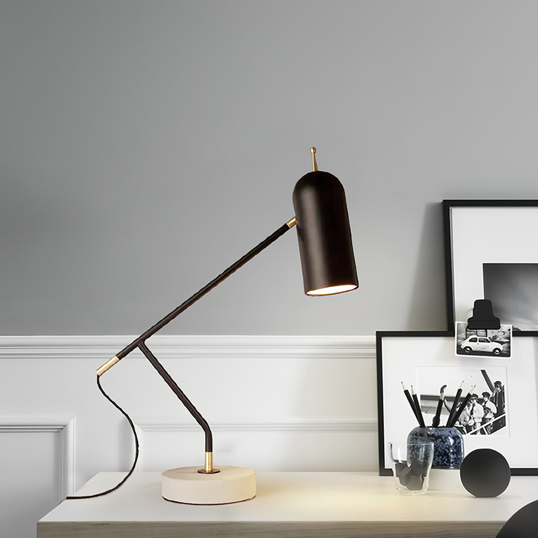 Elegant Black Desk Lamp | Modern Minimalist Design with Dimmable LED | Stylish Lighting for Home and Office
