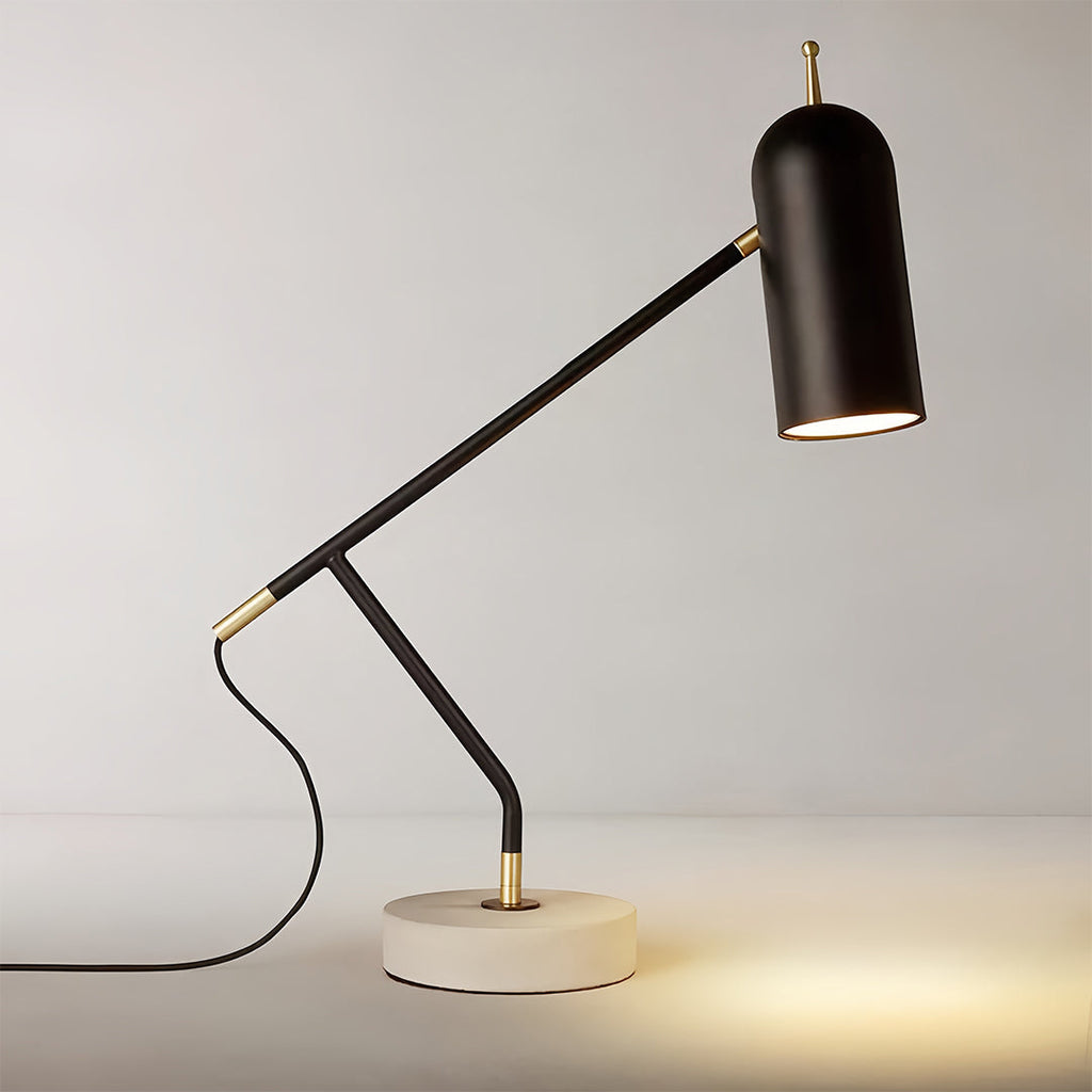 Elegant Black Desk Lamp | Modern Minimalist Design with Dimmable LED | Stylish Lighting for Home and Office